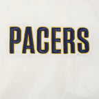 NBA INDIANA PACERS BEST OF MEN'S RIB SATIN JACKET (EGGSHELL/ MIDNIGHT NAVY)