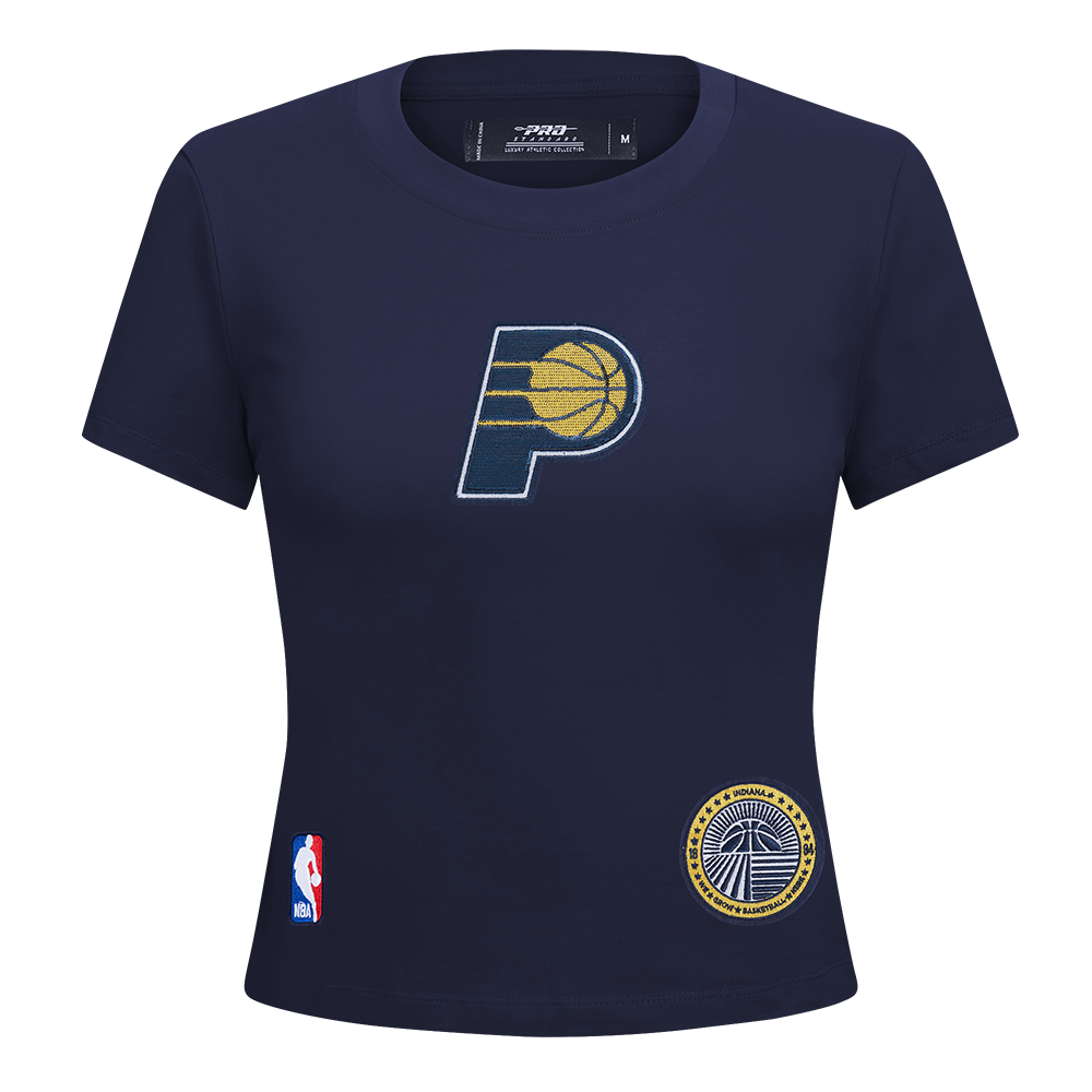 NBA INDIANA PACERS GAME DAY CLASSICS T-SHIRT BABY DOLL EN JERSEY SIMPLE POUR FEMME (MARINE MINUIT)