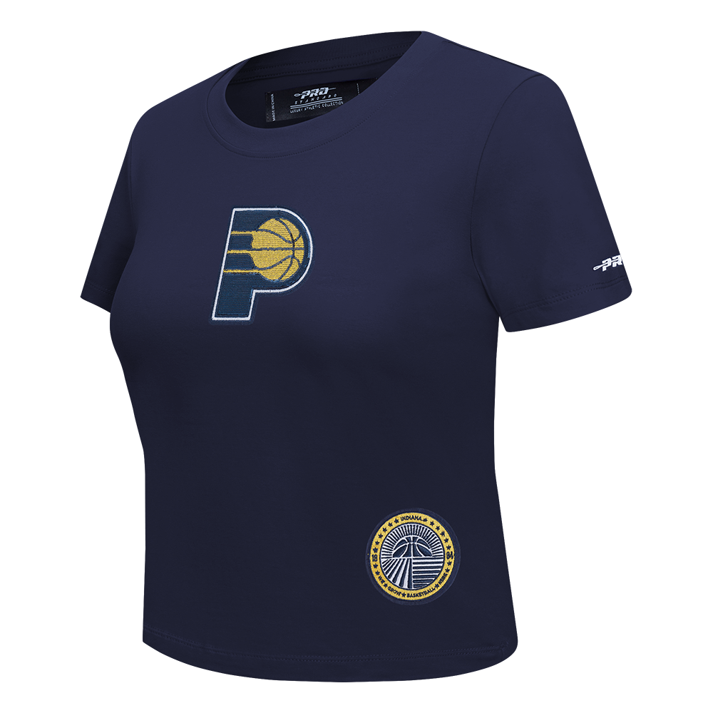 NBA INDIANA PACERS GAME DAY CLASSICS T-SHIRT BABY DOLL EN JERSEY SIMPLE POUR FEMME (MARINE MINUIT)