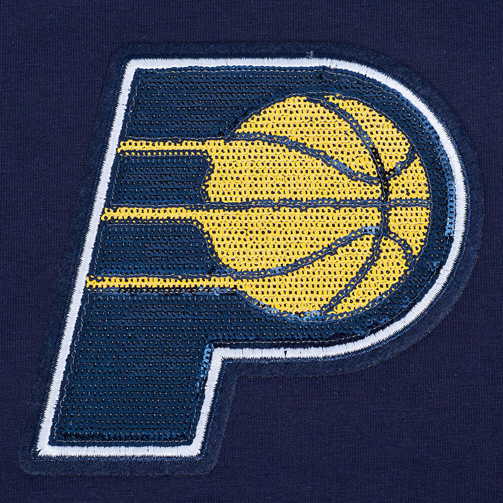 NBA INDIANA PACERS GAME DAY CLASSICS T-SHIRT BABY DOLL EN JERSEY SIMPLE POUR FEMME (MARINE MINUIT)
