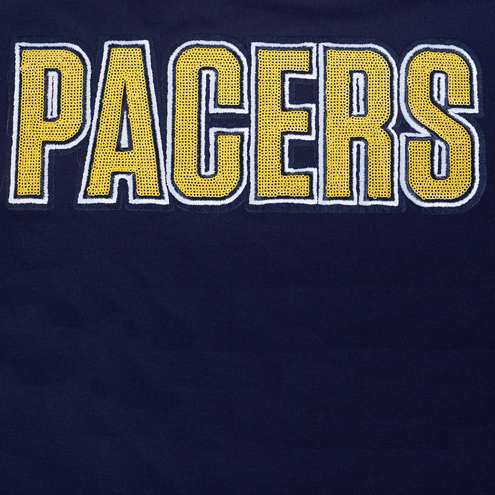 NBA INDIANA PACERS GAME DAY CLASSICS T-SHIRT BABY DOLL EN JERSEY SIMPLE POUR FEMME (MARINE MINUIT)