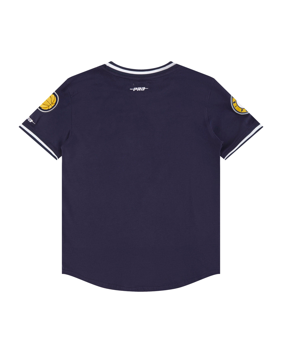 NBA INDIANA PACERS CLASSIC BIG BOY'S SHORT SLEEVE STRIPED RIB TEE (MIDNIGHT NAVY)