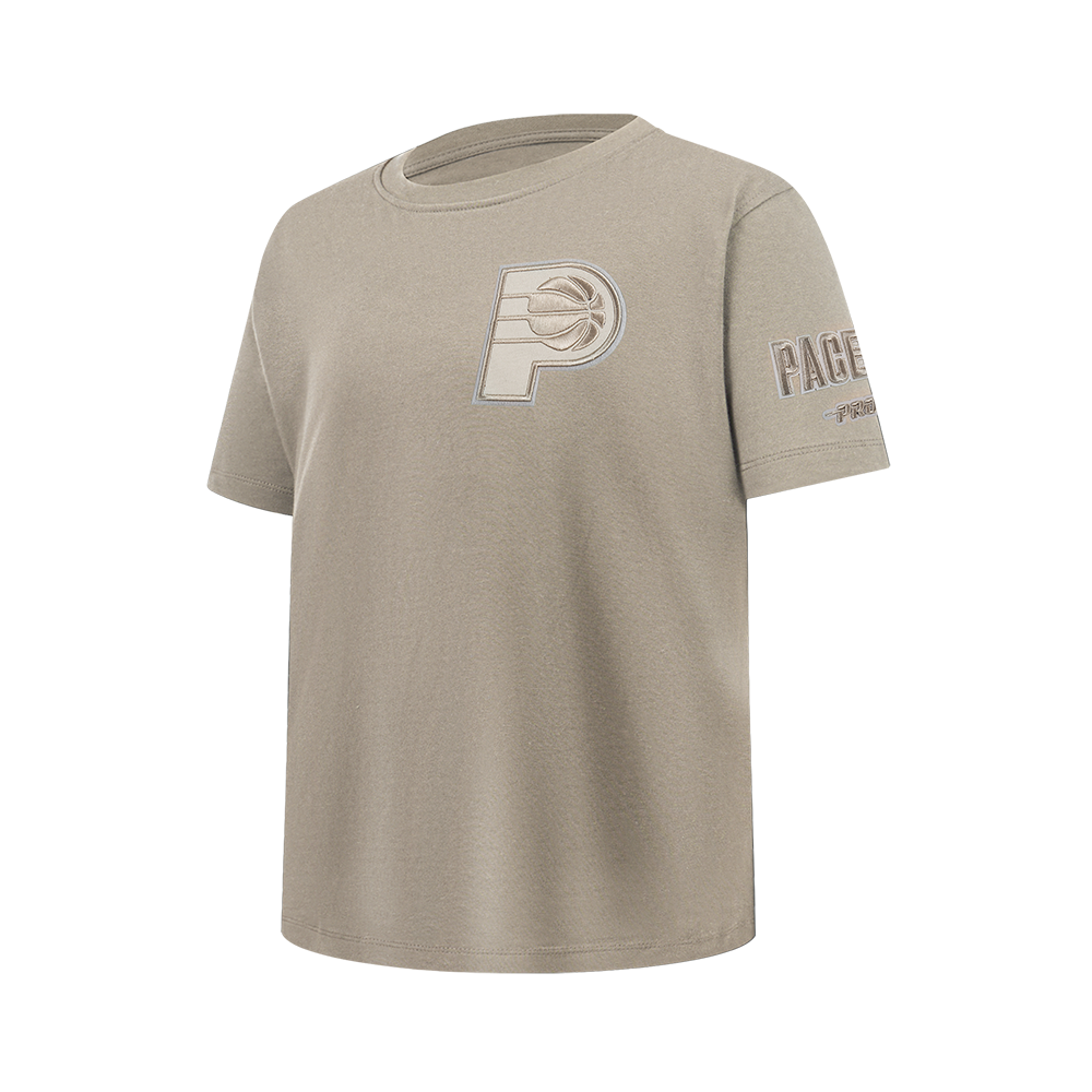 NBA INDIANA PACERS NEUTRAL T-SHIRT À MANCHES COURTES POUR GARÇON JUNIOR (TAUPE)