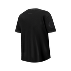 NBA INDIANA PACERS TRIPLE BLACK T-SHIRT CÔTELÉ RAYÉ À MANCHES COURTES POUR GARÇON JUNIOR (NOIR DE JAIS)