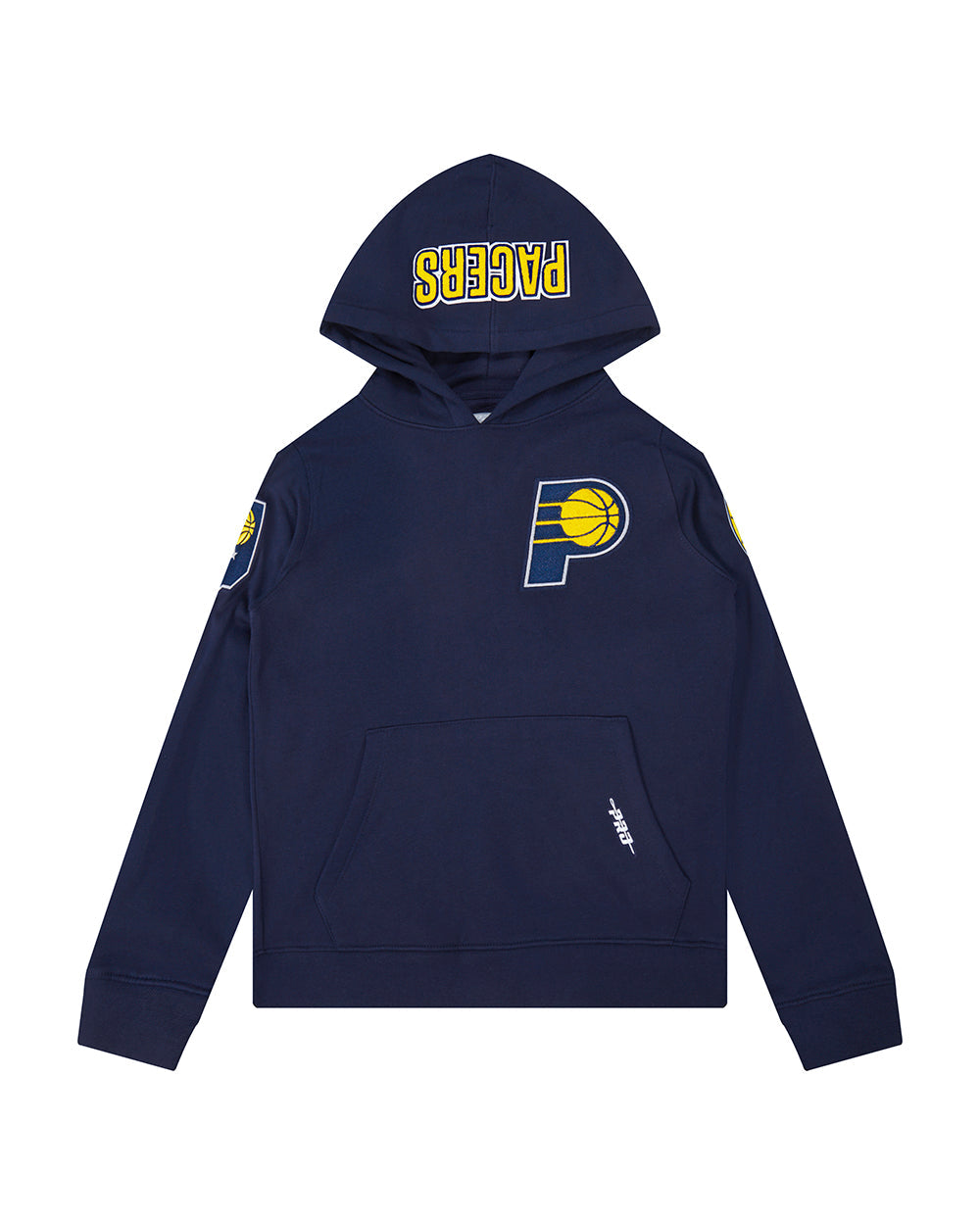 NBA INDIANA PACERS CLASSIC BIG BOY'S FLEECE PULLOVER HOODIE (MIDNIGHT NAVY)
