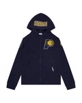 NBA INDIANA PACERS CLASSIC CHANDAIL À CAPUCHON EN MOLLETON À GLISSIÈRE POUR GARÇON JUNIOR (MARINE MINUIT)