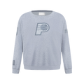 NBA INDIANA PACERS NEUTRAL CHANDAIL À COL ROND EN MOLLETON POUR GARÇON JUNIOR (GRIS CHINÉ FONCÉ)