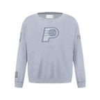 NBA INDIANA PACERS NEUTRAL CHANDAIL À COL ROND EN MOLLETON POUR GARÇON JUNIOR (GRIS CHINÉ FONCÉ)