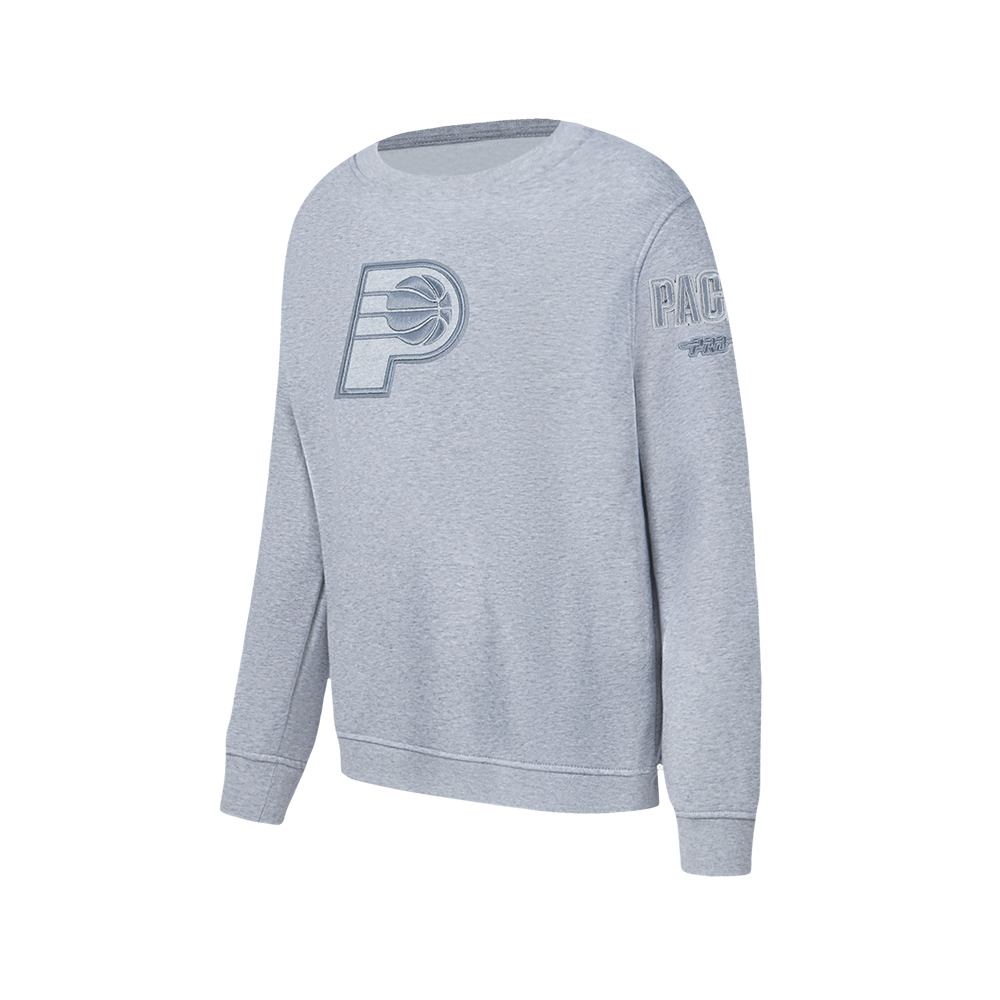 NBA INDIANA PACERS NEUTRAL CHANDAIL À COL ROND EN MOLLETON POUR GARÇON JUNIOR (GRIS CHINÉ FONCÉ)