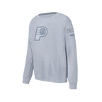 NBA INDIANA PACERS NEUTRAL CHANDAIL À COL ROND EN MOLLETON POUR GARÇON JUNIOR (GRIS CHINÉ FONCÉ)