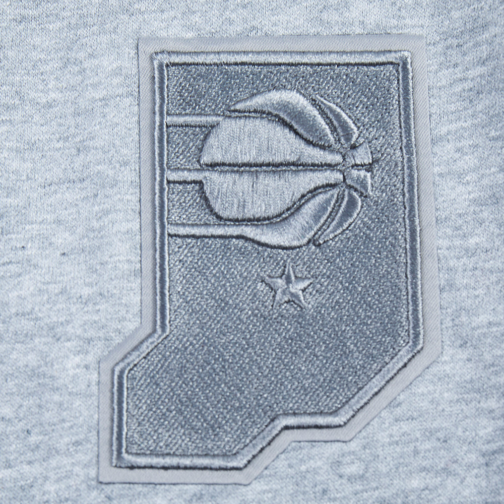 NBA INDIANA PACERS NEUTRAL CHANDAIL À COL ROND EN MOLLETON POUR GARÇON JUNIOR (GRIS CHINÉ FONCÉ)