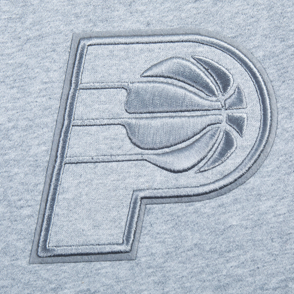 NBA INDIANA PACERS NEUTRAL CHANDAIL À COL ROND EN MOLLETON POUR GARÇON JUNIOR (GRIS CHINÉ FONCÉ)