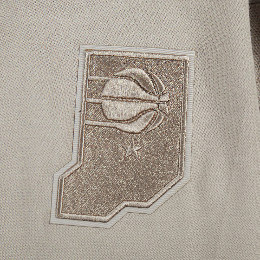 NBA INDIANA PACERS NEUTRAL CHANDAIL À COL ROND EN MOLLETON POUR GARÇON JUNIOR (TAUPE)