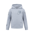 NBA INDIANA PACERS NEUTRAL BIG BOY'S FLC PO HOODIE (DARK HEATHER GRAY)