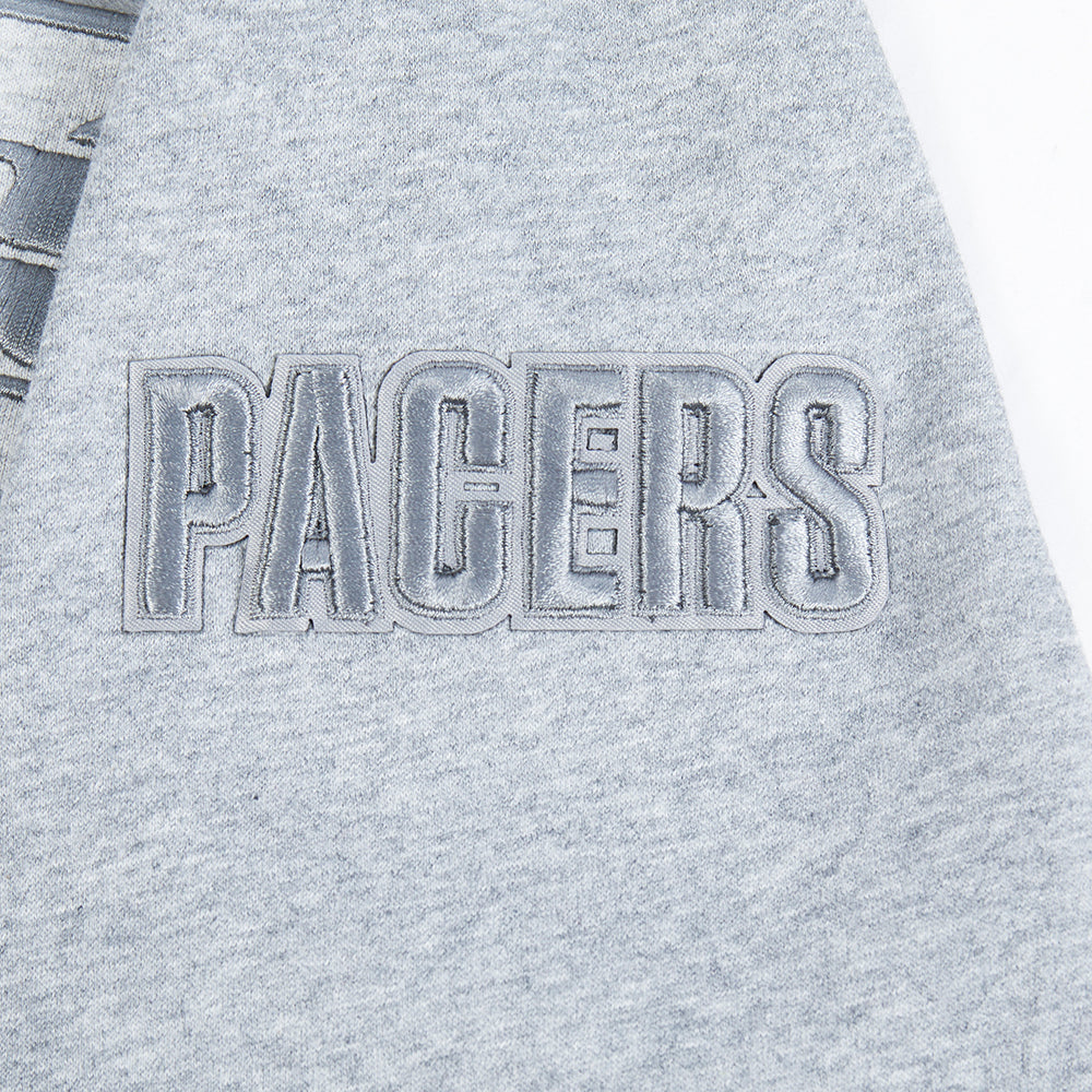 NBA INDIANA PACERS NEUTRAL BIG BOY'S FLC PO HOODIE (DARK HEATHER GRAY)