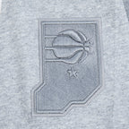 NBA INDIANA PACERS NEUTRAL BIG BOY'S FLC PO HOODIE (DARK HEATHER GRAY)