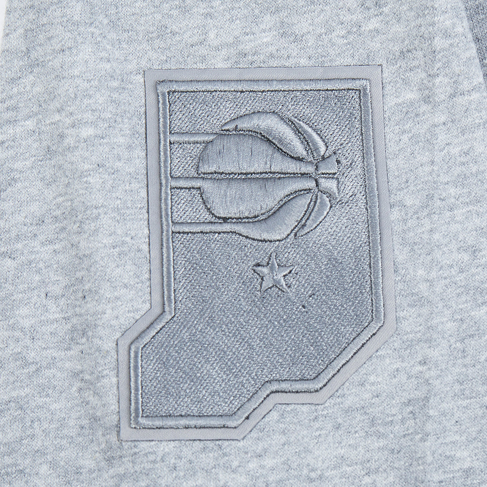 NBA INDIANA PACERS NEUTRAL BIG BOY'S FLC PO HOODIE (DARK HEATHER GRAY)