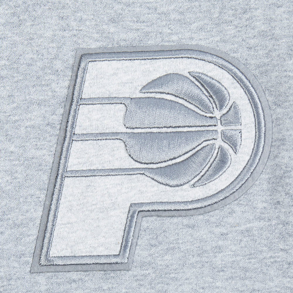 NBA INDIANA PACERS NEUTRAL BIG BOY'S FLC PO HOODIE (DARK HEATHER GRAY)
