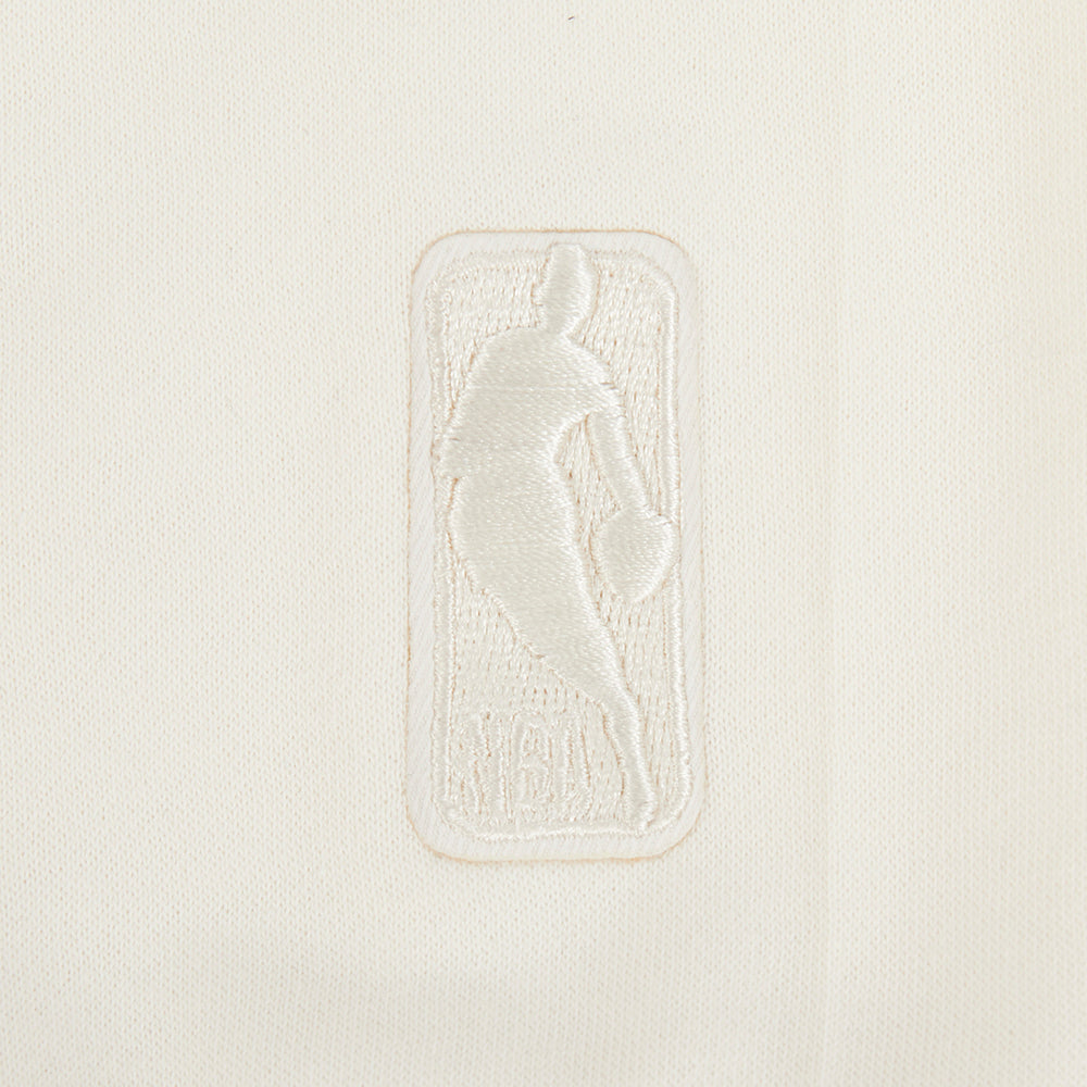 NBA INDIANA PACERS NEUTRAL BIG BOY'S FLC PO HOODIE (EGGSHELL)