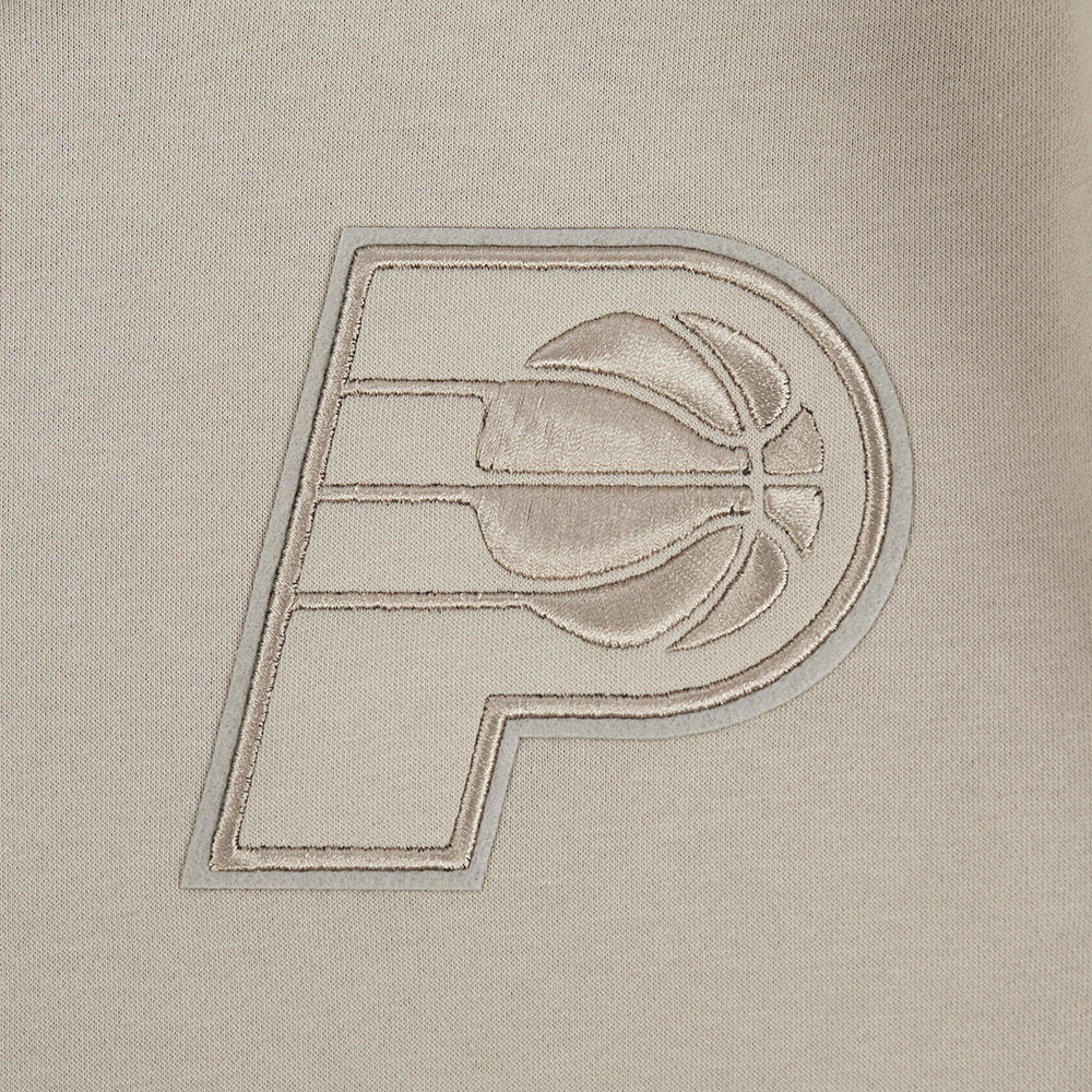 NBA INDIANA PACERS NEUTRAL BIG BOY'S FLC PO HOODIE (TAUPE)