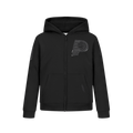 NBA INDIANA PACERS CLASSIC 3BK BIG BOY'S FULL ZIP HOODIE (BLACK)