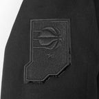NBA INDIANA PACERS CLASSIC 3BK BIG BOY'S FULL ZIP HOODIE (BLACK)