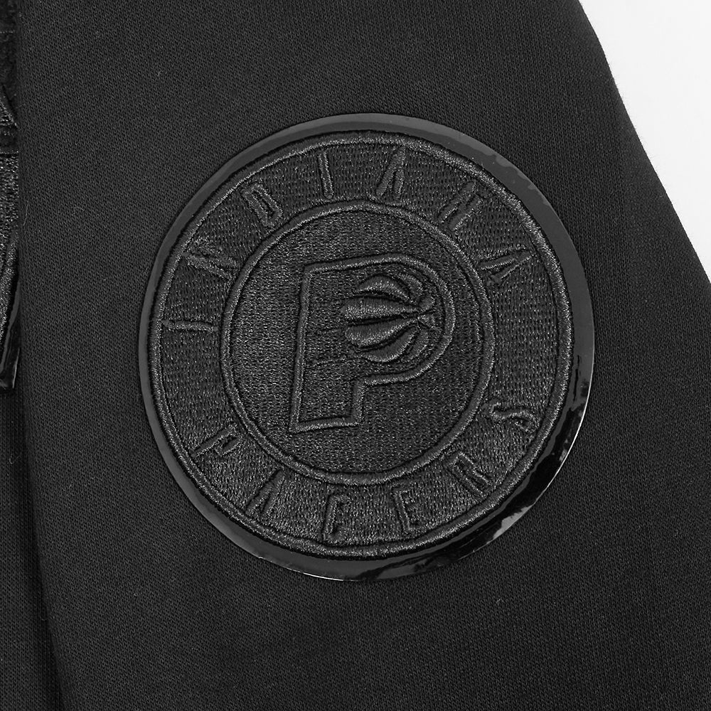 NBA INDIANA PACERS CLASSIC 3BK BIG BOY'S FULL ZIP HOODIE (BLACK)