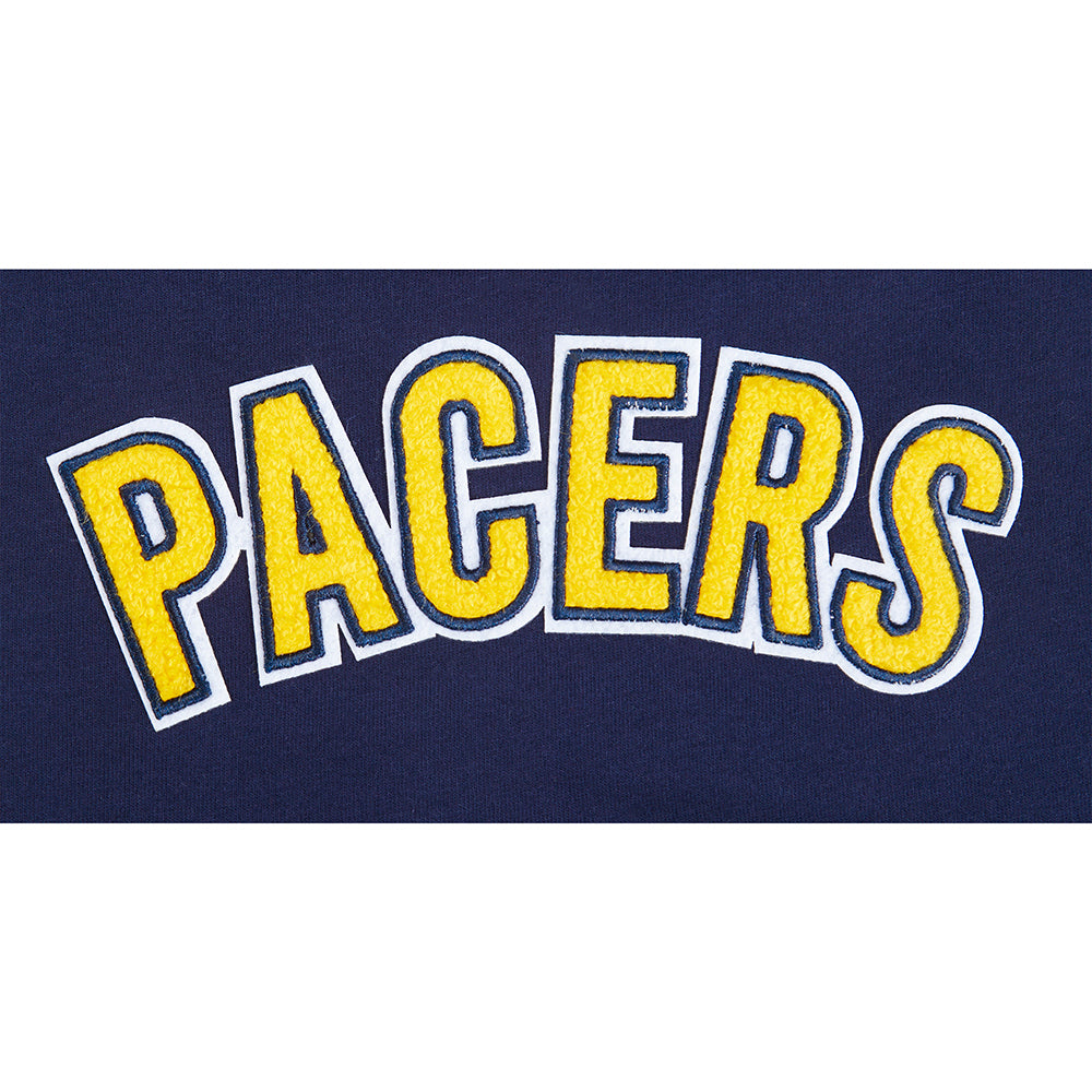 NBA INDIANA PACERS CLASSIC BIG GIRL'S SHORT SLEEVE BOXY TEE (MIDNIGHT NAVY)