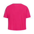 NBA INDIANA PACERS T-SHIRT TRIPLE ROSE À MANCHES COURTES ET À COUPE CARRÉE POUR FILLE JUNIOR (VIOLET BETTERAVE)