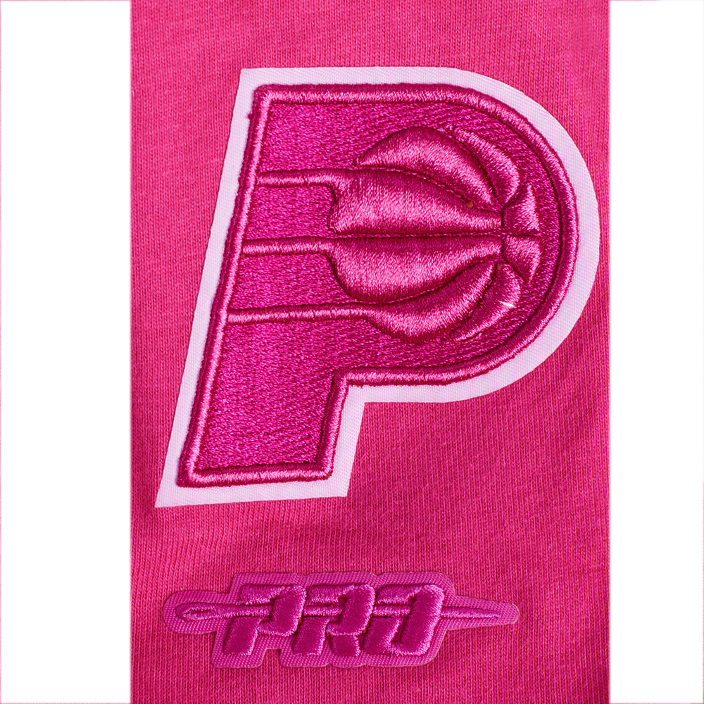 NBA INDIANA PACERS T-SHIRT TRIPLE ROSE À MANCHES COURTES ET À COUPE CARRÉE POUR FILLE JUNIOR (VIOLET BETTERAVE)
