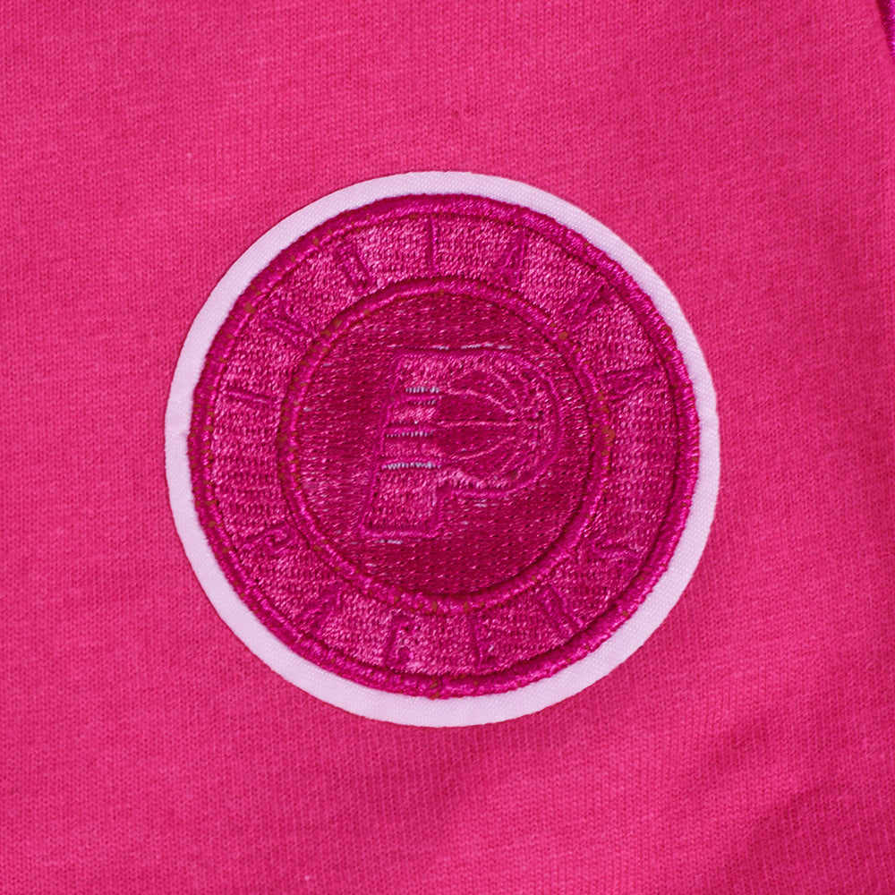 NBA INDIANA PACERS T-SHIRT TRIPLE ROSE À MANCHES COURTES ET À COUPE CARRÉE POUR FILLE JUNIOR (VIOLET BETTERAVE)