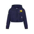 NBA INDIANA PACERS CLASSIC BIG GIRL'S FLC FZ HOODIE (MIDNIGHT NAVY)