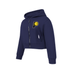 NBA INDIANA PACERS CLASSIC BIG GIRL'S FLC FZ HOODIE (MIDNIGHT NAVY)