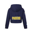 NBA INDIANA PACERS CLASSIC BIG GIRL'S FLC FZ HOODIE (MIDNIGHT NAVY)