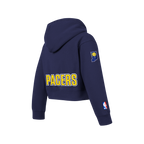 NBA INDIANA PACERS CLASSIC BIG GIRL'S FLC FZ HOODIE (MIDNIGHT NAVY)