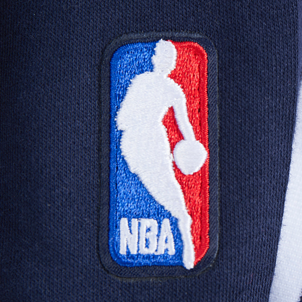 NBA INDIANA PACERS RETRO CLASSIC BIG GIRL'S RIB FLC CREWNECK (MIDNIGHT NAVY)