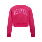 NBA INDIANA PACERS TRIPLE PINK BIG GIRL'S FLC CREWNECK (BEETROOT PURPLE)