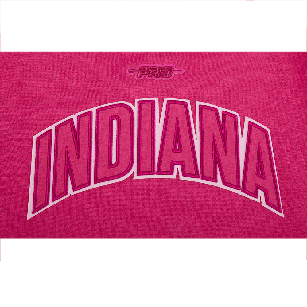 NBA INDIANA PACERS TRIPLE PINK BIG GIRL'S FLC CREWNECK (BEETROOT PURPLE)