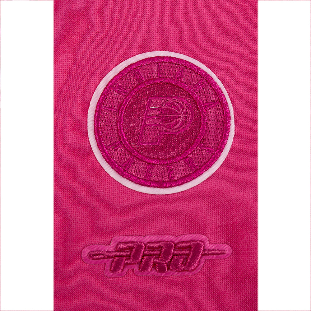 NBA INDIANA PACERS TRIPLE PINK BIG GIRL'S FLC CREWNECK (BEETROOT PURPLE)