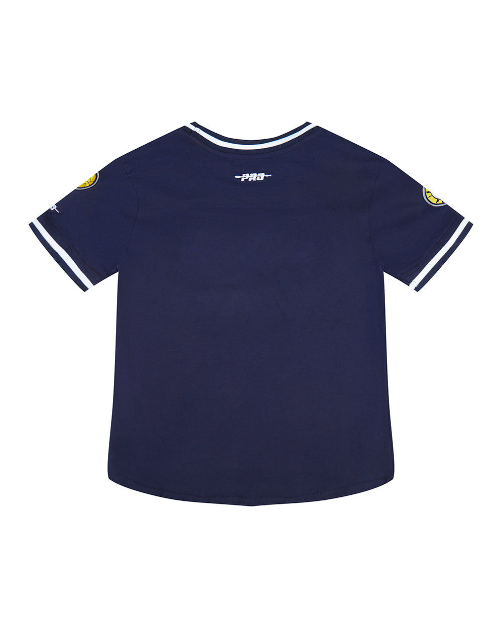 NBA INDIANA PACERS CLASSIC LITTLE BOYS SHORT SLEEVE STRIPED RIB TEE (MIDNIGHT NAVY)