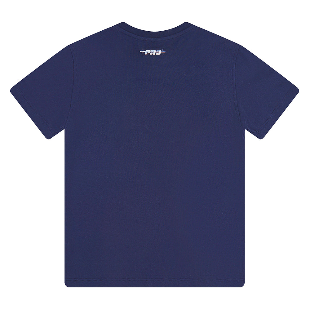 NBA INDIANA PACERS RETRO CLASSIC LITTLE BOYS SHORT SLEEVE TAPING TEE (MIDNIGHT NAVY)