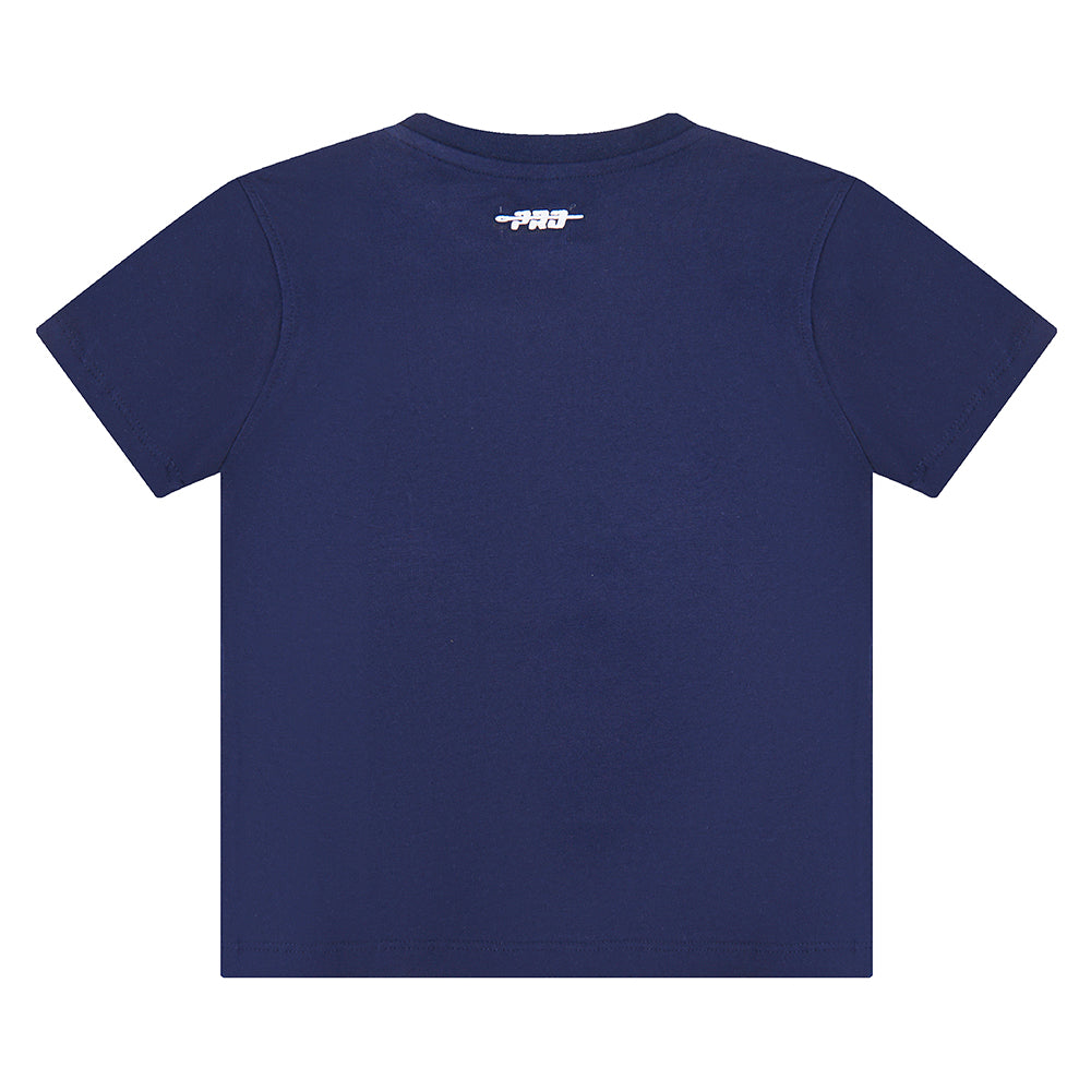 NBA INDIANA PACERS RETRO CLASSIC TODDLER BOYS SHORT SLEEVE TAPING TEE (MIDNIGHT NAVY)