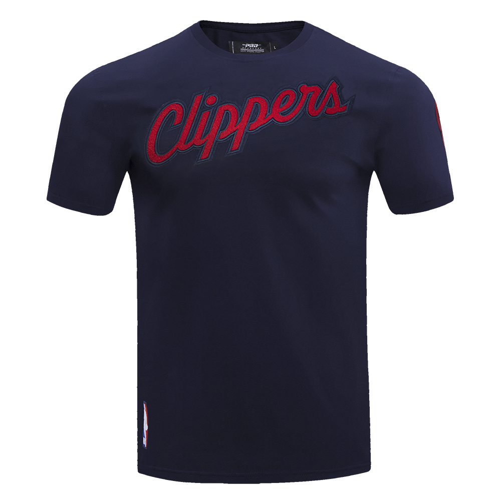NBA LOS ANGELES CLIPPERS CLASSIC CHENILLE MEN'S SJ TEE (MIDNIGHT NAVY)