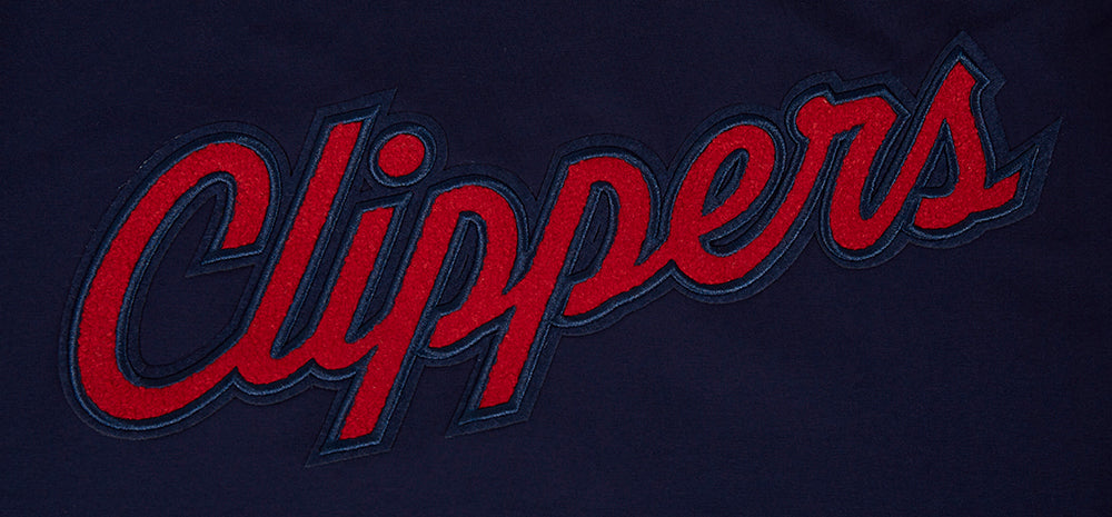 NBA LOS ANGELES CLIPPERS CLASSIC CHENILLE MEN'S SJ TEE (MIDNIGHT NAVY)