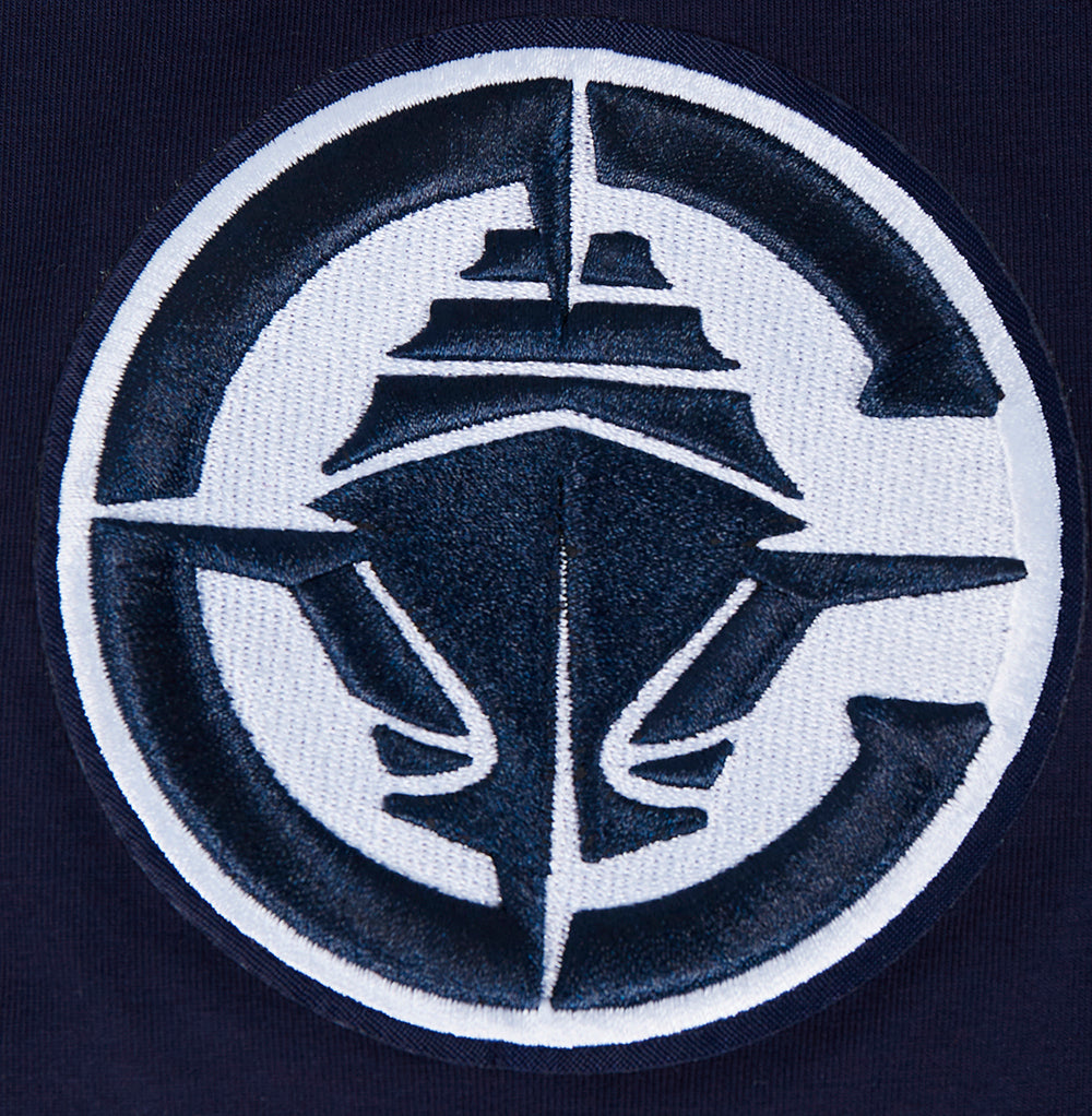 NBA LOS ANGELES CLIPPERS CLASSIC CHENILLE MEN'S SJ TEE (MIDNIGHT NAVY)