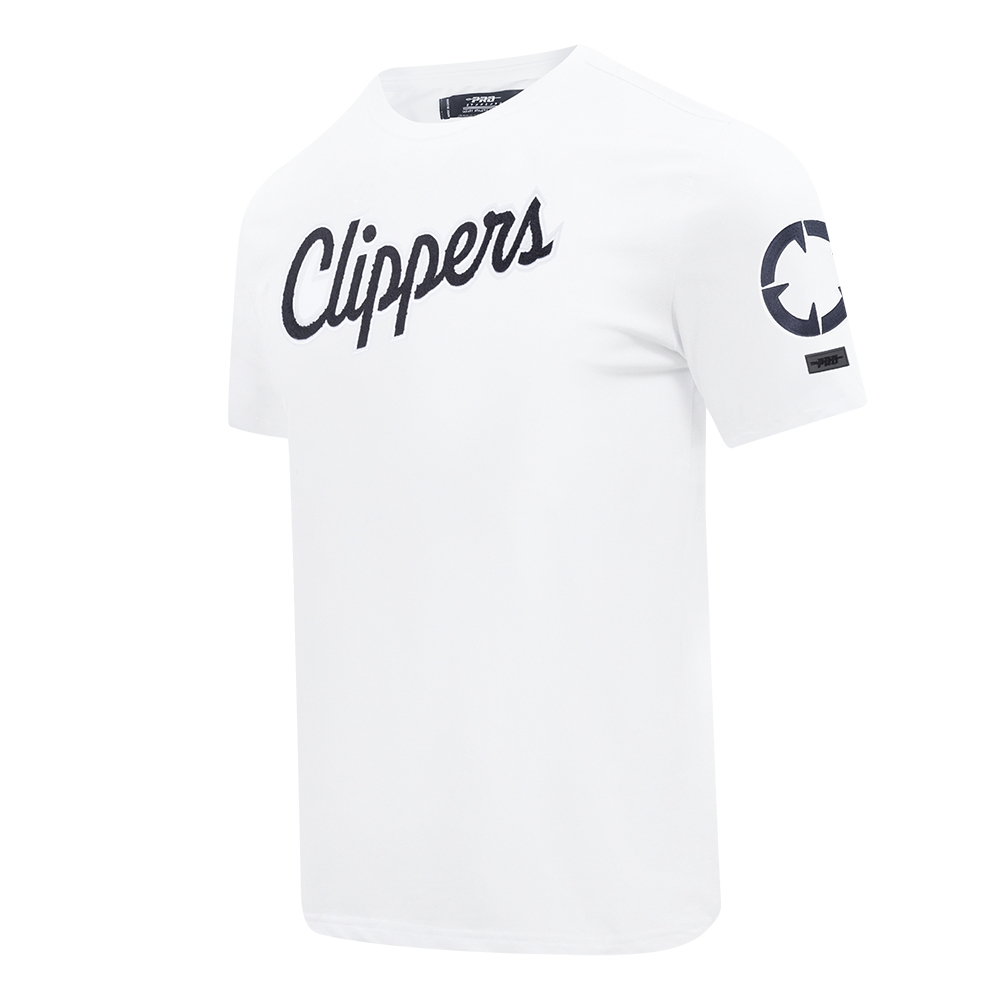 NBA LOS ANGELES CLIPPERS CLASSIC CHENILLE MEN'S SJ TEE (WHITE)