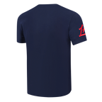 NBA LOS ANGELES CLIPPERS OLD ENGLISH T-SHIRT CLASSIQUE EN JERSEY SIMPLE POUR HOMME (MARINE MINUIT)