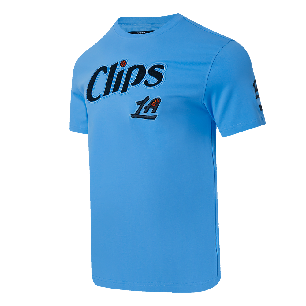 NBA LOS ANGELES CLIPPERS CITY EDITION 24-25 MEN'S   TEE (UNIVERSITY BLUE)