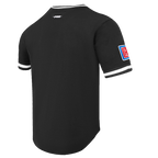 NBA LOS ANGELES CLIPPERS CLASSIC CHENILLE MEN'S DOUBLE KNIT TEE (BLACK)