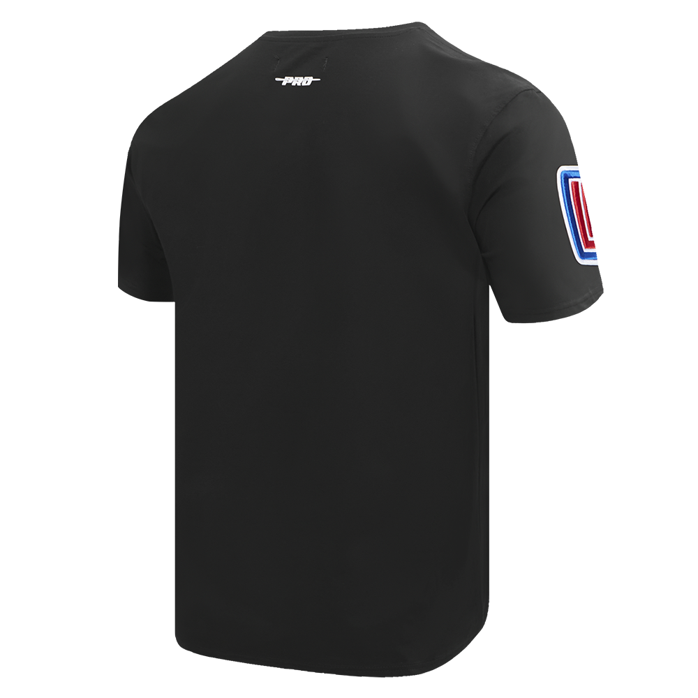 NBA LOS ANGELES CLIPPERS CLASSIC CHENILLE T-SHIRT POUR HOMME (NOIR)